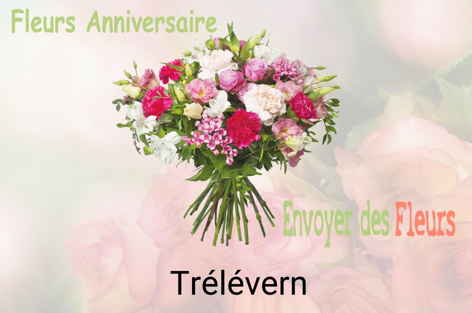Bouquet de fleurs d’anniversaire livré à Trélévern